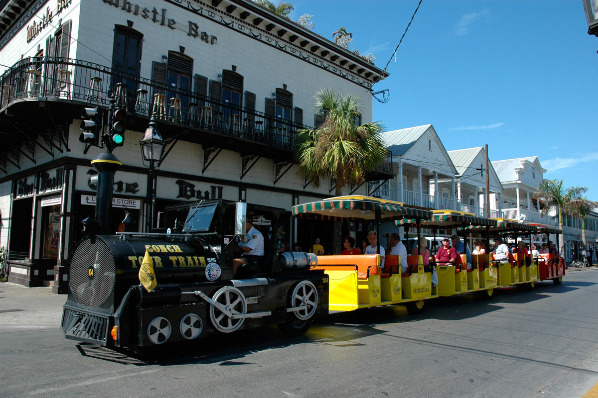 Conch Train at Duval Street